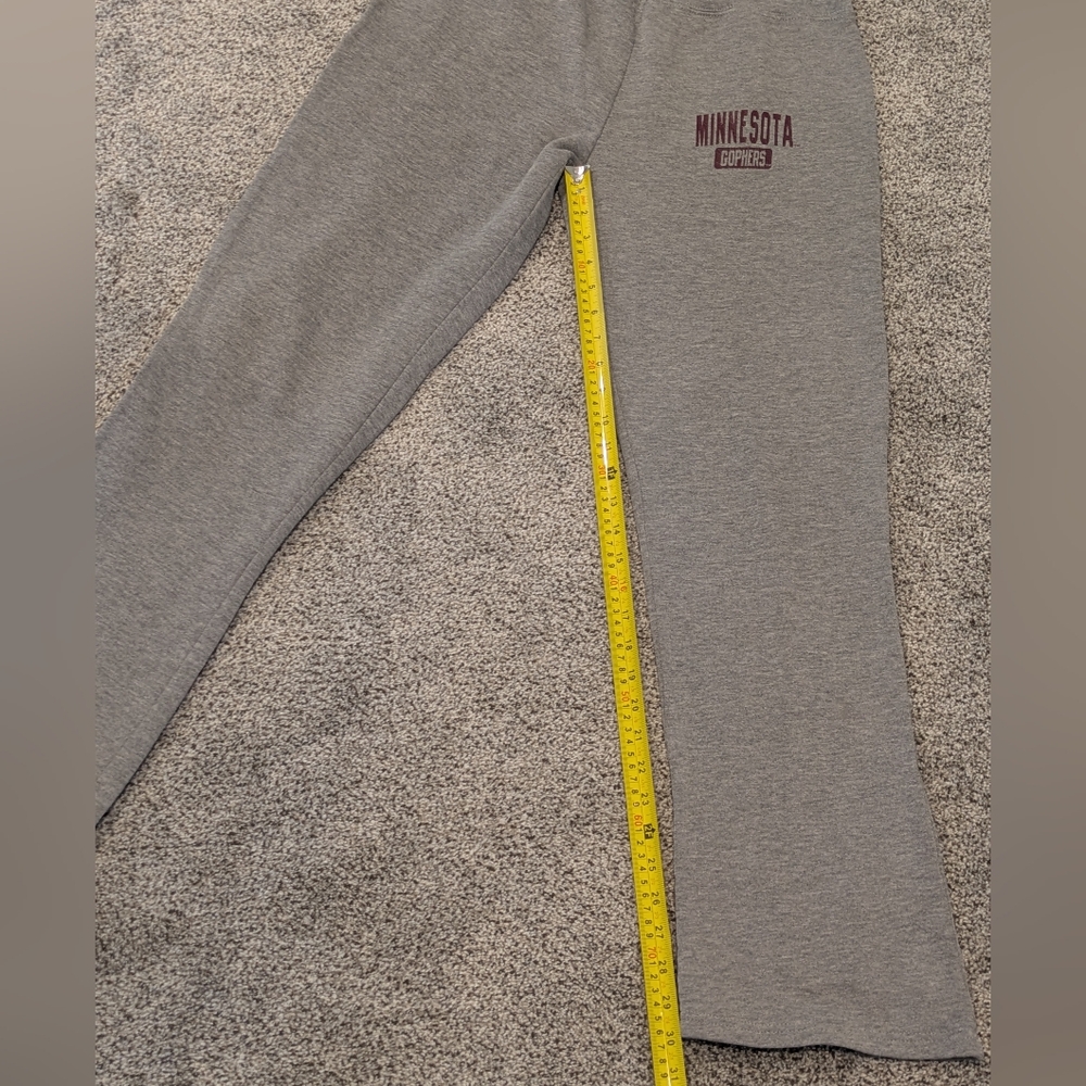 Russell Athletic NCAA College Minnesota Golden Gopher Grey Sweatpants Sz Large - Picture 4 of 13